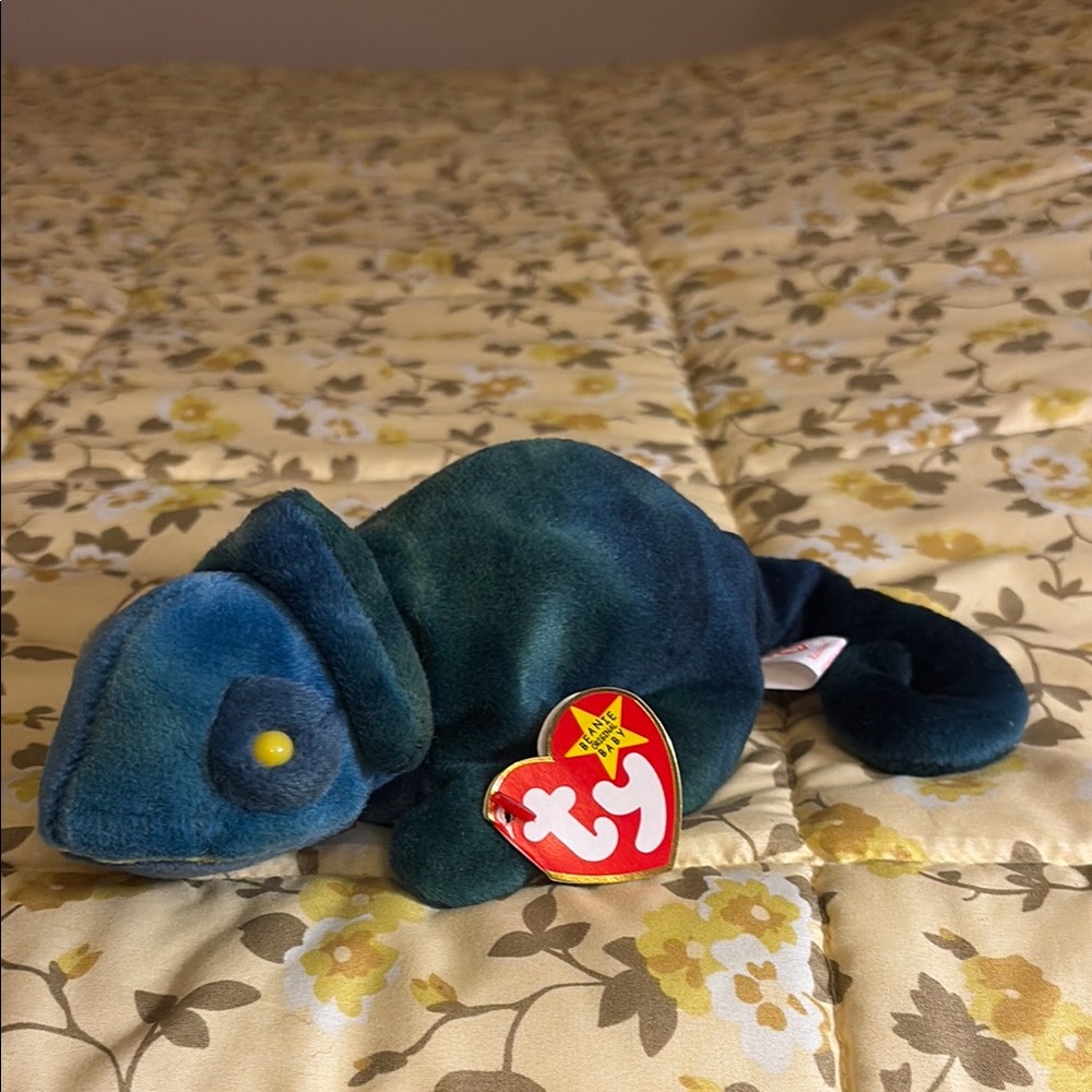 1997 Ty Beanie Baby Rainbow the Chameleon